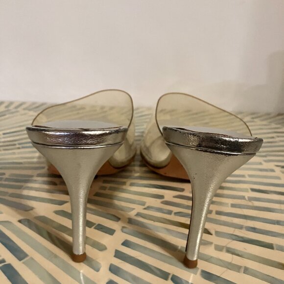 Black Suede Studio PVC Mule - Picture 6 of 10